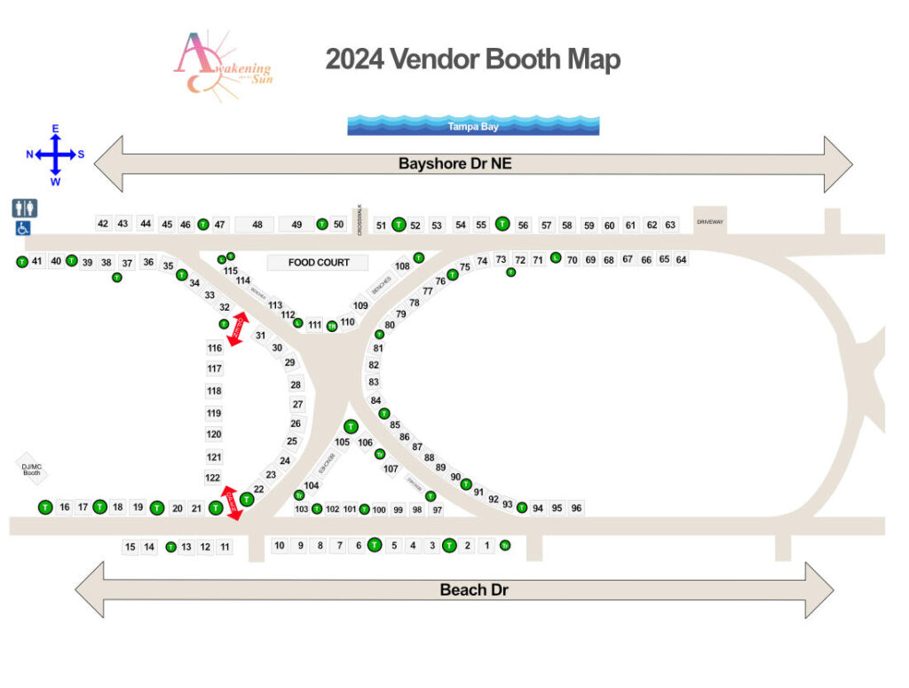 2024 Vendor Booth Map