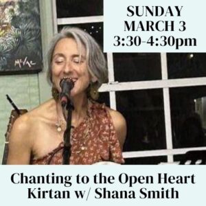 Chanting to the Open Heart Kirtan with Shana Smith at Awakening into the Sun Festival 2024