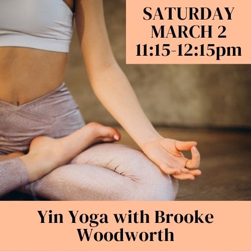 Yin Yoga with Brooke Woodworth at Awakening Festival 2024 Saturday March 2